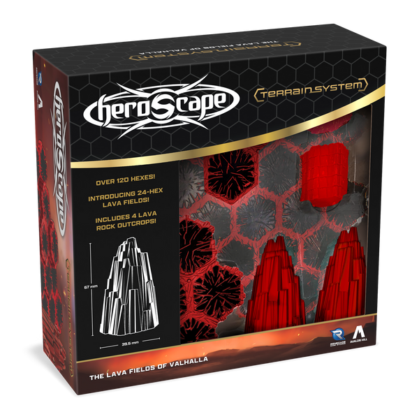 Heroscape: Terrain Expansion - The Lava Fields of Valhalla - Wave 6