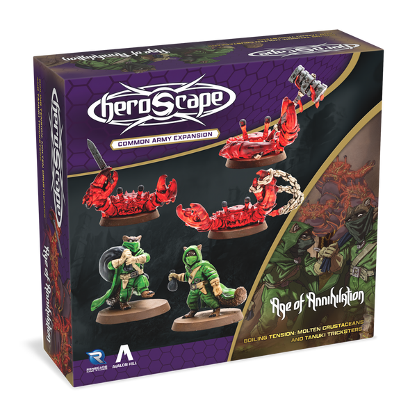 Heroscape: Molten Crustaceans & Tanuki Tricksters Common Army Expansion - Wave 6