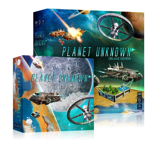 Planet Unknown Limited Deluxe Edition (Reprint + Lid) and Supermoon Expansion (Gamefound)