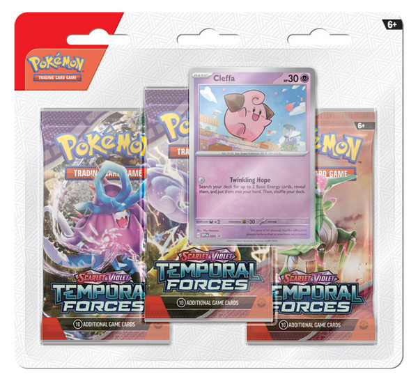 Pokemon TCG: Temporal Forces Three Booster Blister
