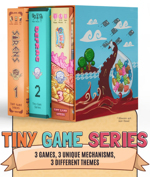 Tiny Game Series - Sirens, Defrag, 16 Candies Box Set w/ Extras