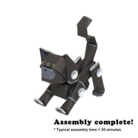 PIPEROID animals Cats Black Cat - paper craft kit from Japan