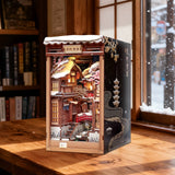 DIY Book Nook Kit: Kyoto Snow Whisper - 3D Miniature Scene