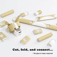 PIPEROID animals Dogs Corgi - paper craft kit from Japan