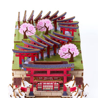 Wa-gu-mi Fushimi Inari Wooden 3D Puzzle Kit