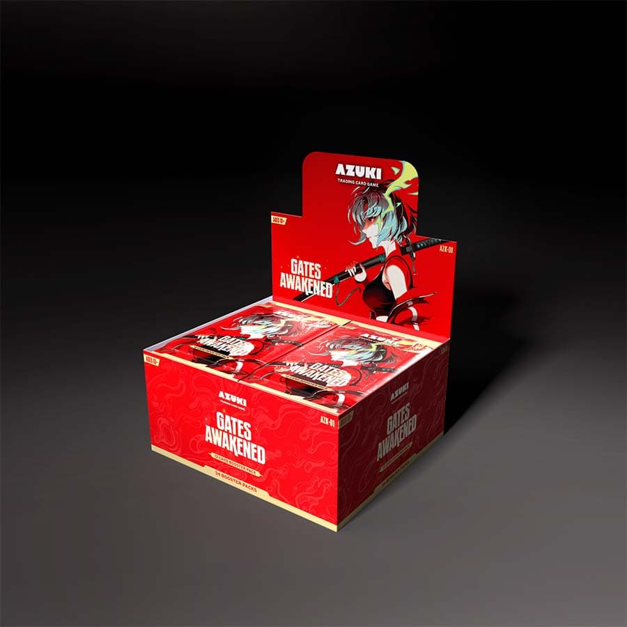 game booster box Azuki TCG: Gate Awakens – Tanuki Games Style:Enduring Enchantements SWSH11 Contains 36 booster packs BEST WAIFU CARD IN