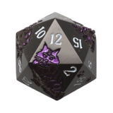 Old School Dice: DnD RPG Metal D20: Nine Lives