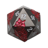 Old School Dice: DnD RPG Metal D20: Nine Lives