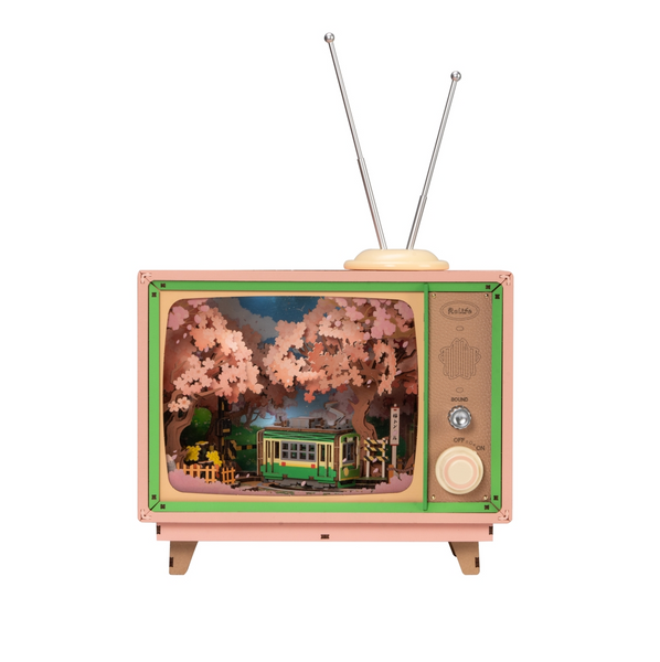 Diy Mechanical Music Box: Sakura Dreamy Tour - 3D Miniature Scene