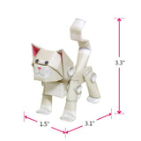 PIPEROID animals Cats White Cat - paper craft kit from Japan