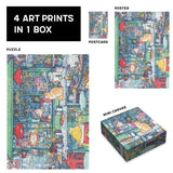 Cat Hours - Puzzle (1000pcs)