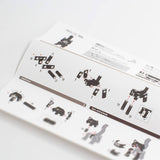 PIPEROID animals Cats Black Cat - paper craft kit from Japan