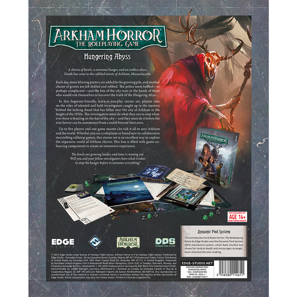 fantasy flight games arkham horror the card game Arkham Horror RPG Starter Set: Hungering Abyss – Tanuki Games