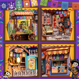 DIY Book Nook Kit: Plaza de los Muertos - 3D Miniature Scene