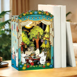 Moomin Moominous Dance Party  - DIY Book Nook Kit - 3D Miniature Scene