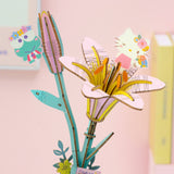 Hello Kitty® and Friends Keroppi & Hello Kitty Lily - 3D Miniature Scene