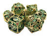 Old School Dice: Hollow Metal 7-Piece Set - All Seeing Eye