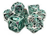Old School Dice: Hollow Metal 7-Piece Set - All Seeing Eye