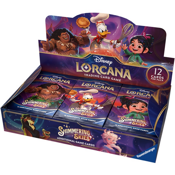 Disney Lorcana TCG: Shimmering Skies Booster Box Tanuki Games Disney Lorcana TCG: Shimmering Skies Booster Box Tanuki Games