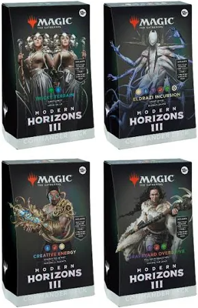 Magic the Gathering: Modern Horizons 3 Commander Decks (Set of 4)