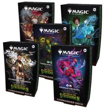 Magic the Gathering: Secrets of Strixhaven Commander Decks (5 Deck Set –  Tanuki Games