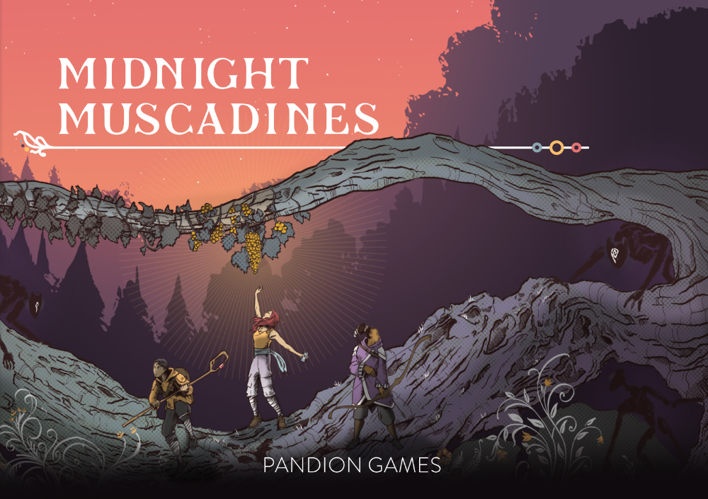 Andrew Boyd, Galen Pejeau, Eric Lazure, Allen M. Hall, Patrick Buechner, Shawn Drake, Navi Drake, René-Pier Deshaies-Gélinas, Andy Moran, Emily Entner Midnight Muscadines RPG