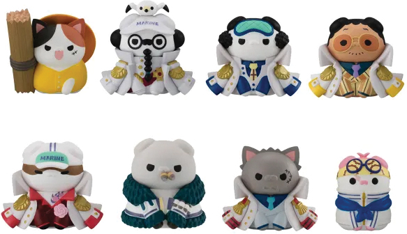 MegaHouse: Mega Cat Project - One Piece, Nyan Piece Nyan! ver. Luffy vs Marines