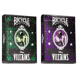 Bicycle Playing Cards: Disney Villains Green/Purple