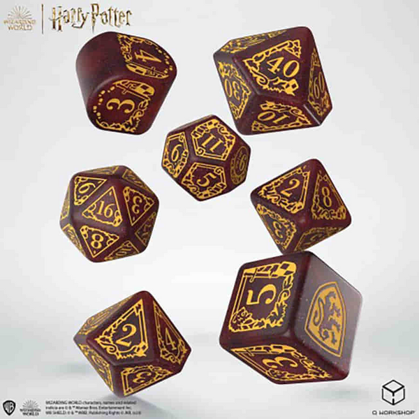 Harry Potter Gryffindor Modern Dice Red