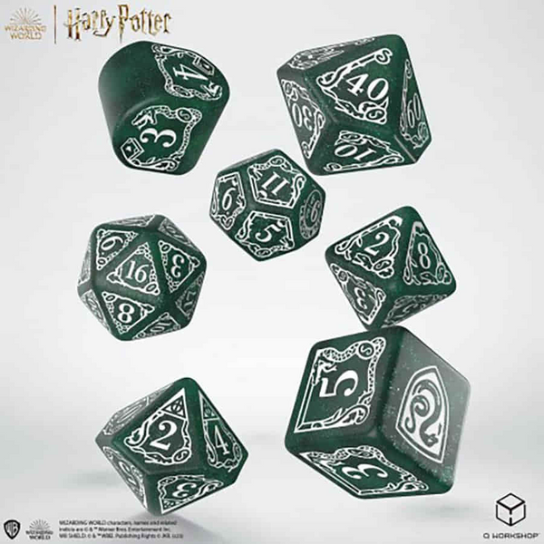 Harry Potter Slytherin Modern Dice Green