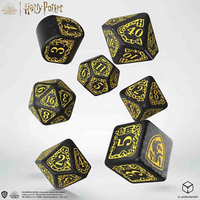 Harry Potter Hufflepuff Modern Dice Black