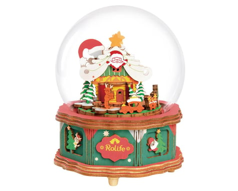 Christmas Town Music Box - 3D Miniature Scene