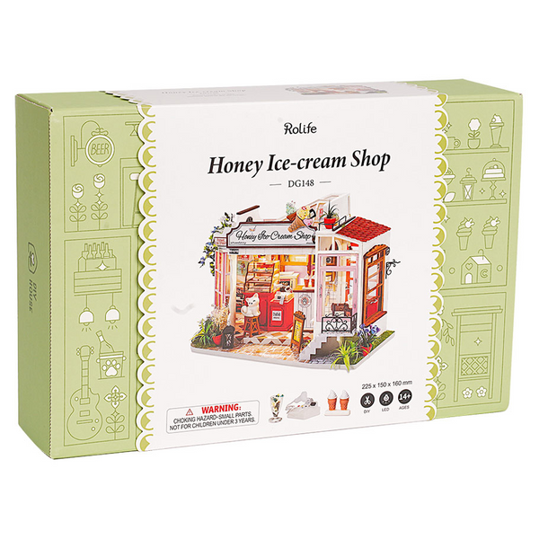 Honey Ice-cream Shop - 3D Miniature Scene