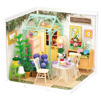 Blooming Tea Garden - 3D Miniature Scene