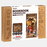 Bookstore Book Nook & Wonderland - 3D Miniature Scene
