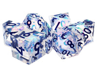 Sharp Edged Dice - Crystal Ice