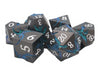 Old School 7 Piece DnD RPG Metal Dice Set: Soaring Dragon