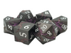 Old School 7 Piece DnD RPG Metal Dice Set: Soaring Dragon