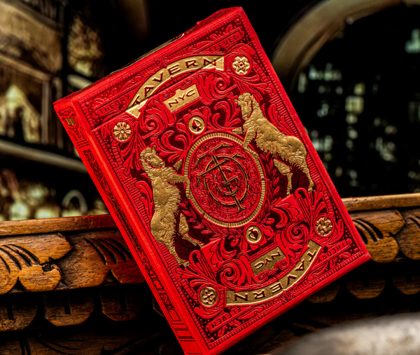 Theory 11 Playing Cards: Tavern on the Green: Red Edition