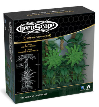 Heroscape: Terrain Expansion - The Grove at Laur's Edge - Wave 1