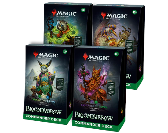 Magic the Gathering: Bloomburrow Commander Decks (Set of 4)