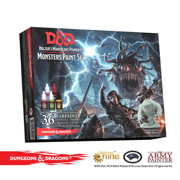 d&d monsters paint set Nolzur's Marvelous Pigments Monsters Paint Set