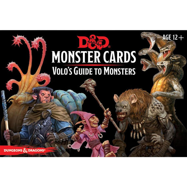 Dungeons and Dragons RPG: Monster Cards - Volo`s Guide to Monsters (81 cards)