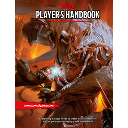 Dungeons and Dragons 5e: Player's Handbook (hardcover)