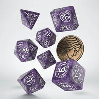 The Witcher Dice Set: Yennefer - Lilac and Gooseberries (7 + coin)