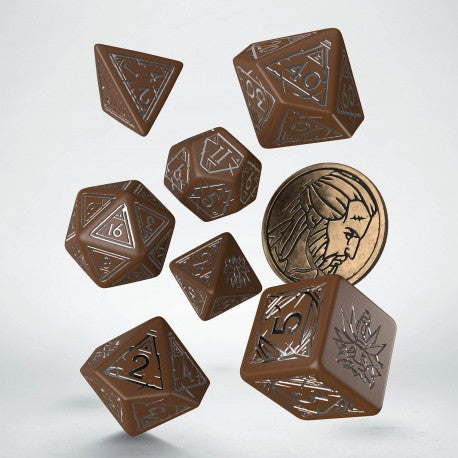 The Witcher Dice Set: Geralt - Roachs Companion (7 + coin)