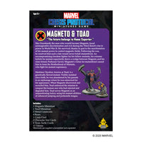 Marvel Crisis Protocol - Magneto and Toad Character Pack