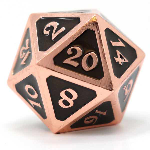 Die Hard Dice D20 25mm - Mythica Copper Onyx