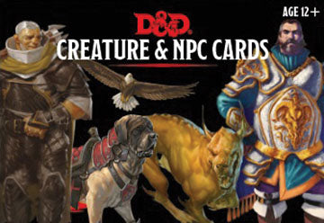 Dungeons and Dragons RPG: Creatures & NPC Cards (182 cards)