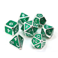 Die Hard 7-Dice Set - Mythica Platinum Emerald